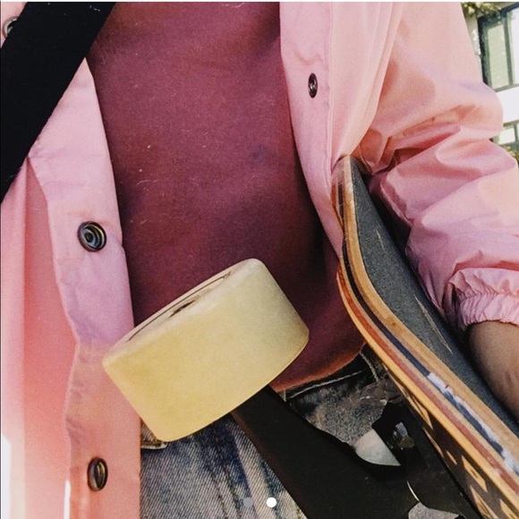 Brand New Anti Social Social Club Pink Jacket Coat - Picture 2 of 2